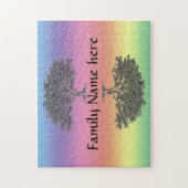 Puzzel - stamboom/naam legpuzzel (Verticaal)