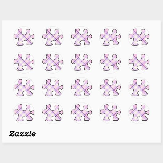 Puzzel stuk Sticker (Vel)