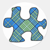 Puzzel stuk Sticker (Voorkant)