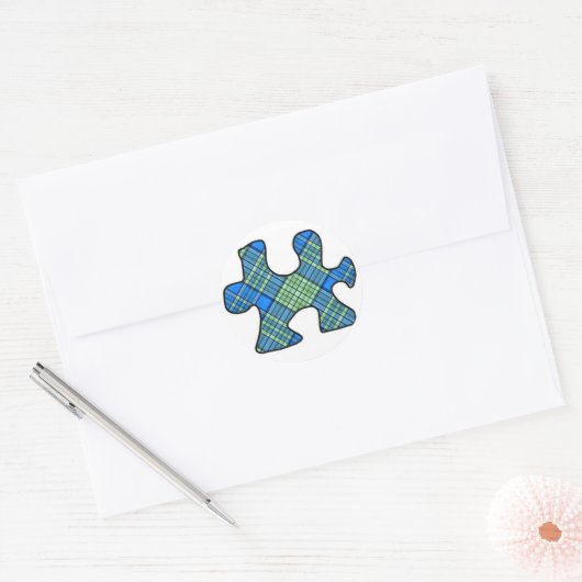 Puzzel stuk Sticker (Envelop)