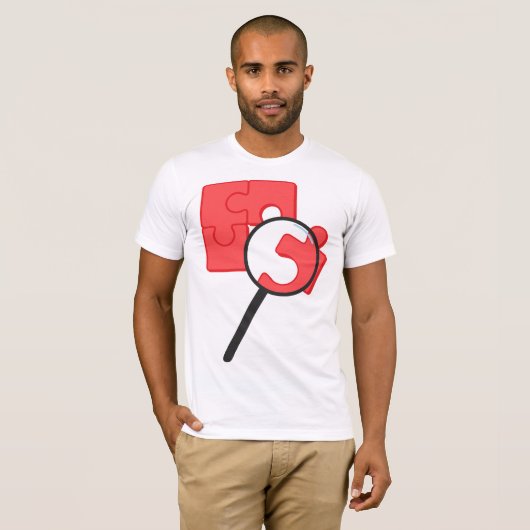 Puzzel stukjes Mannen T-shirt (Voorkant volledig)