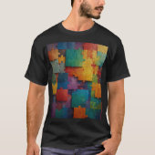 Puzzel stukjes wetenschap t-shirt (Voorkant)