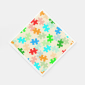 Puzzel Stukken Papieren servetten (Hoek)