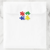 Puzzel stukken Sticker (Tas)