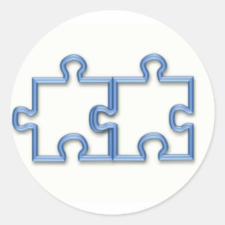 Puzzel stukken Sticker