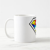 Puzzel Super Power Autisme Bewustzijn Koffiemok (Links)