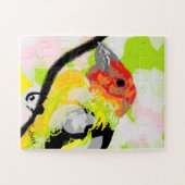 Puzzel: Tanagers Vogel van Oregon Legpuzzel (Horizontaal)