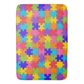 Puzzel tegels badmat (Voorkant Verticaal)