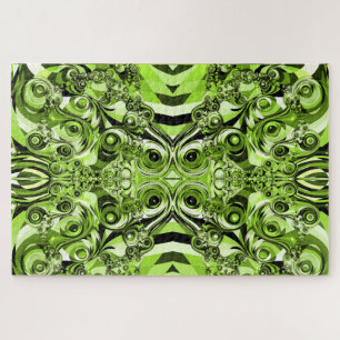 puzzel van de groene chaos