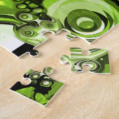 puzzel van de groene chaos legpuzzel (Zijkant)