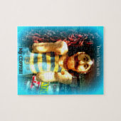 puzzel van de koffieminnaar legpuzzel (Horizontaal)