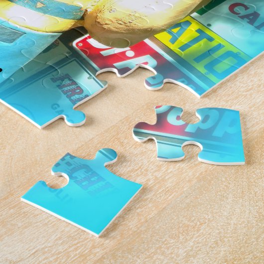 puzzel van de koffieminnaar legpuzzel (Zijkant)