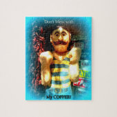 puzzel van de koffieminnaar legpuzzel (Verticaal)