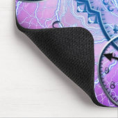 puzzel van de tijd muismat (Hoek)