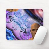 puzzel van de tijd muismat (Met muis)