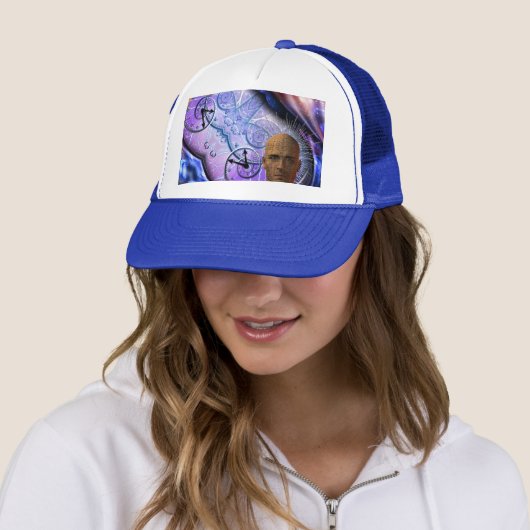 puzzel van de tijd trucker pet (In situ)