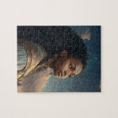 Puzzel van een jong meisje Sky Gazing Legpuzzel (Horizontaal)