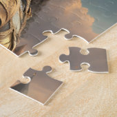 Puzzel van een jong meisje Sky Gazing Legpuzzel (Zijkant)