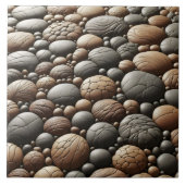 Puzzel van getextureerde Tegels die op natuurstene Tegeltje (Voorkant)