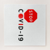 puzzel van het coronavirus (Horizontaal)