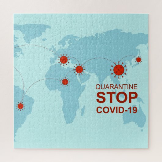 puzzel van het coronavirus (Verticaal)