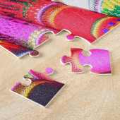 puzzel van het mexicaanse patroonweefsel (Zijkant)