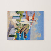 Puzzel van het Portugese kustdorp (Horizontaal)