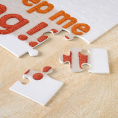 Puzzel van konijn met vegie legpuzzel (Zijkant)