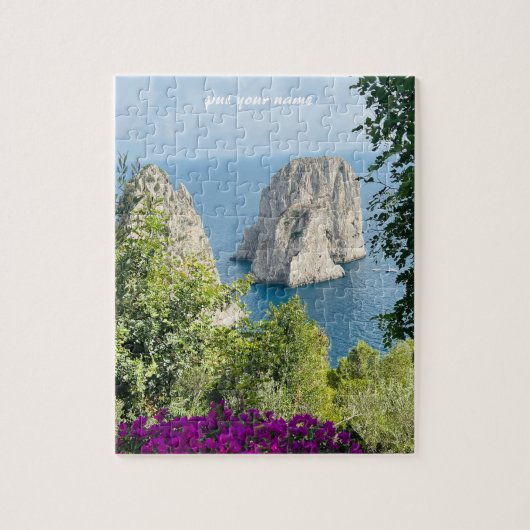 Puzzel van Monte Solaro Capri, Italië (Verticaal)