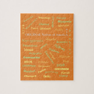 Puzzel van Native American Names, door metropool Legpuzzel