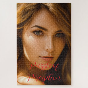 Puzzel van Perceptie Mooie Meisje Puzzel