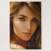 Puzzel van Perceptie Mooie Meisje Puzzel Legpuzzel (Verticaal)