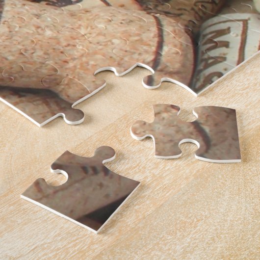 puzzel van wijnkurken legpuzzel (Zijkant)