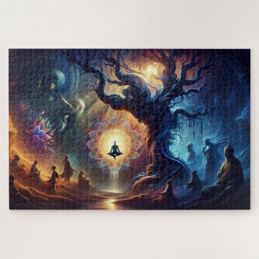 Puzzel van Wijsheid: Schaduw en Licht (Horizontaal)
