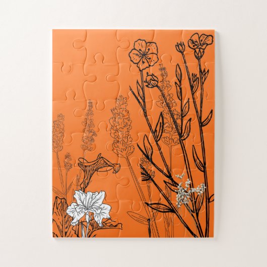 Puzzel van wilde bloemen  (Verticaal)