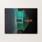 Puzzel - Versierd met Lichten & Kruis - Kerstmis (Horizontaal)