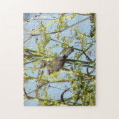 Puzzel - Vink zittend in takken (Verticaal)