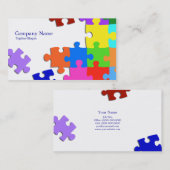 Puzzel Visitekaartje (Voorkant / Achterkant)