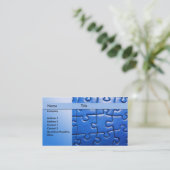 puzzel visitekaartje (Staand voorkant)