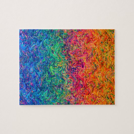 Puzzel vloeibare kleuren (Horizontaal)