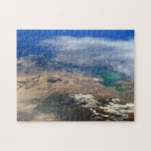 puzzel voor blauw en turquoise water