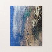 puzzel voor blauw en turquoise water (Verticaal)