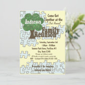 Puzzel voor gezinshereniging kaart (Staand voorkant)