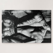 Puzzel voor hem 20 x 30 handgetekende kunst mannel (Horizontaal)