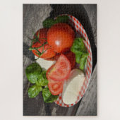 puzzel voor kaas en tomaten (Verticaal)