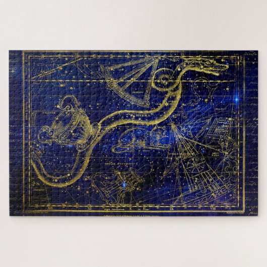 puzzel voor kat - en slangenconstellatie (Horizontaal)