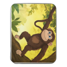 Puzzel voor kinderen - Aap in een boom