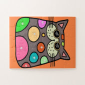 Puzzel voor kinderen Comical Cat Large Piecks (Horizontaal)