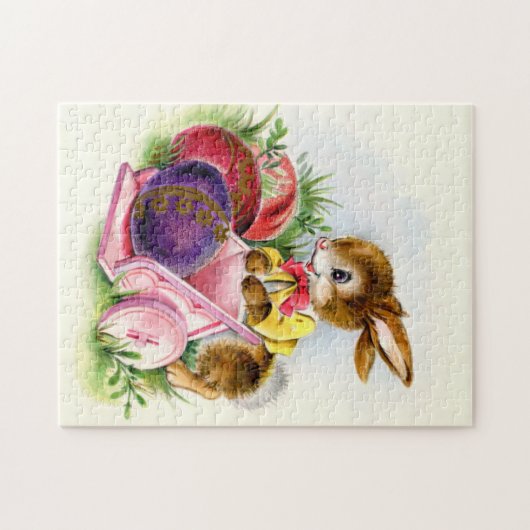  puzzel voor paasbroodretro (Horizontaal)