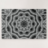 puzzel voor zwarte en witte tulpen legpuzzel (Horizontaal)